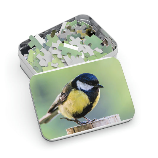 animal print , bird picture jigsaw puzzle, puzzle box for travel and camp