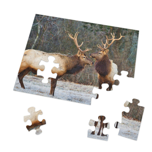 Jigsaw Puzzle (30, 110, 252, 500,1000-Piece)for adults and kids,reindeeer puzzle,mind games for fun,baby games , toddlers puzzle to sharpen brain, holiday games, travel games for kids